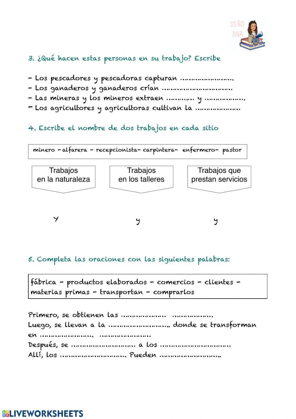 Ficha sociales 2º EP