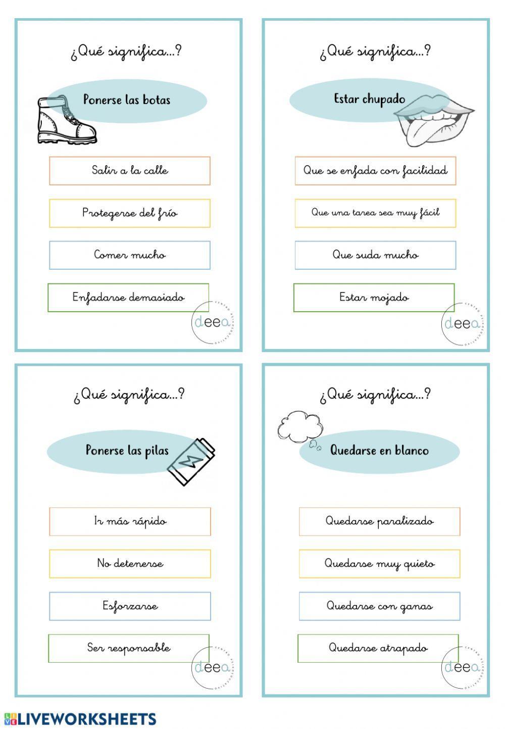 Frases hechas ¿qué significa...?