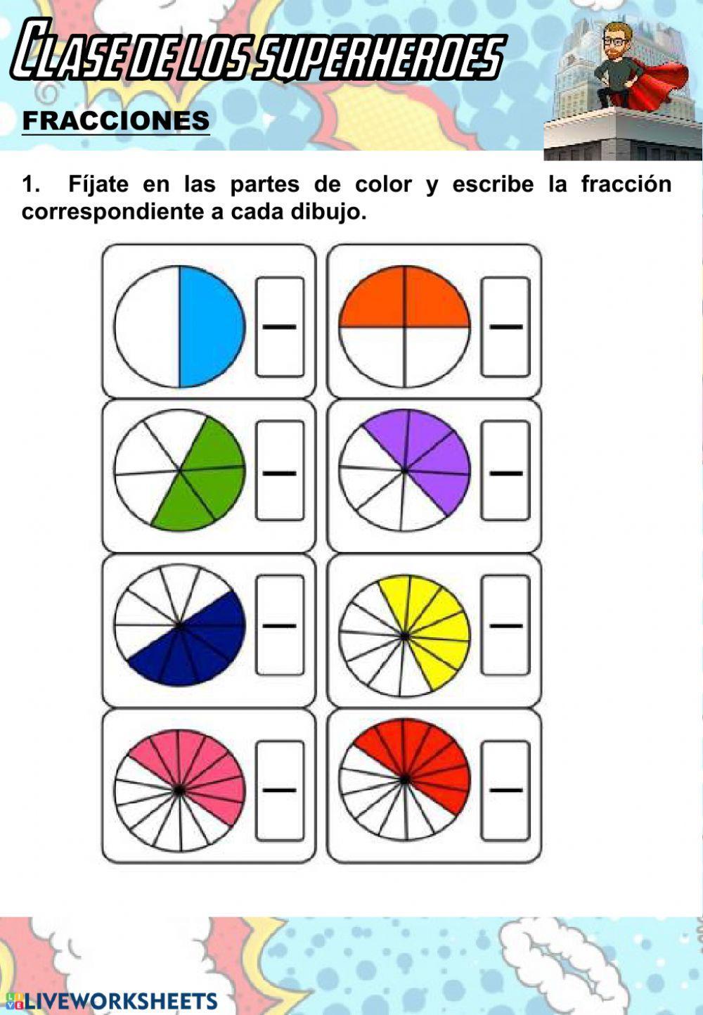 Las fracciones ficha 1