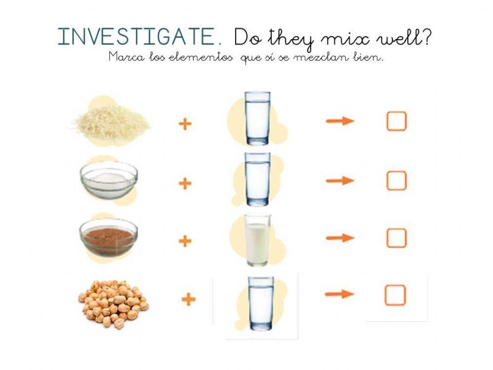 Investigation: mixing