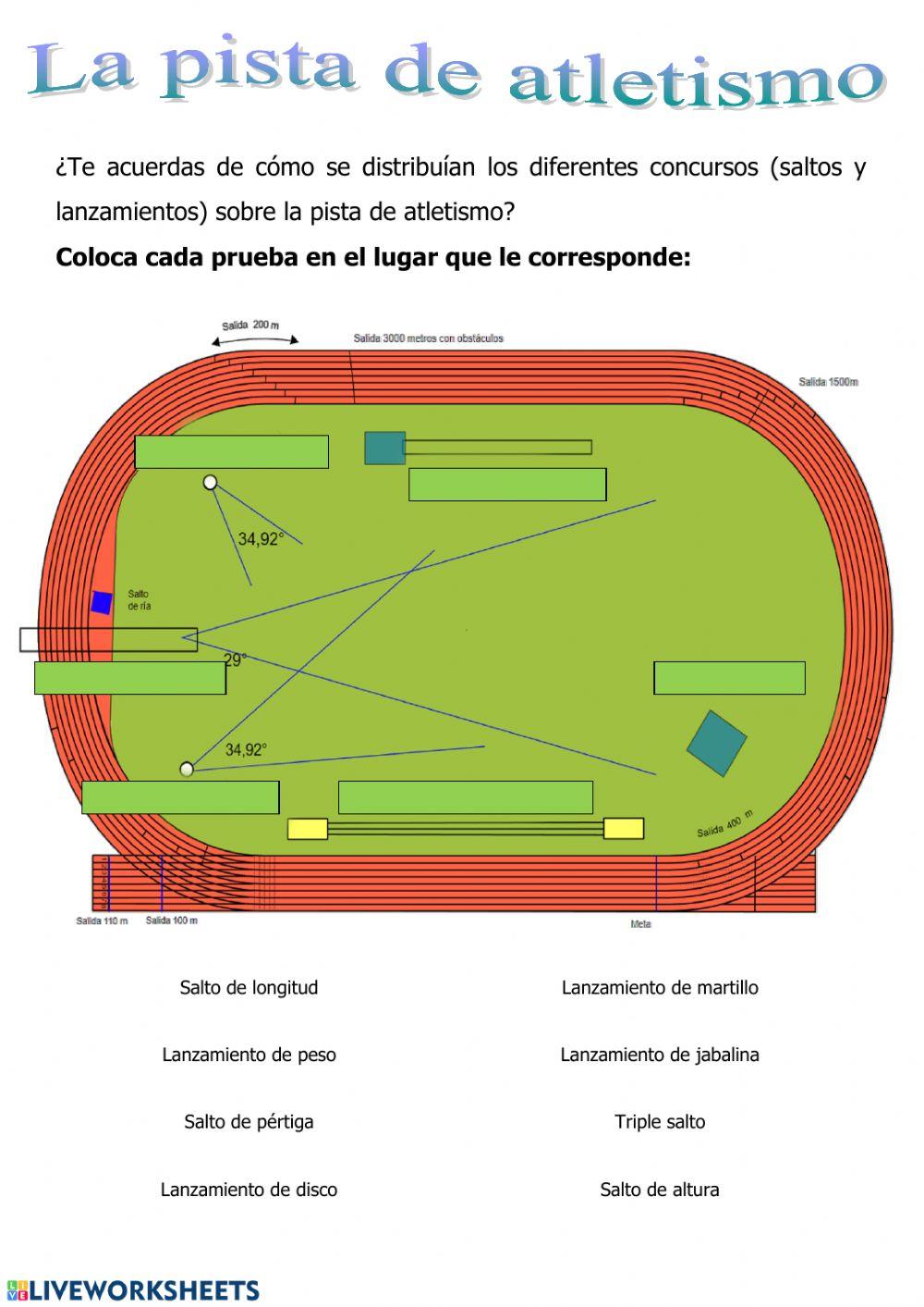 Atletismo - La pista