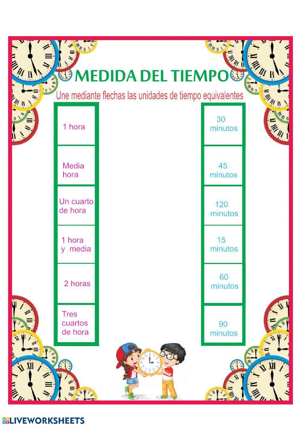 Equivalencias de tiempo