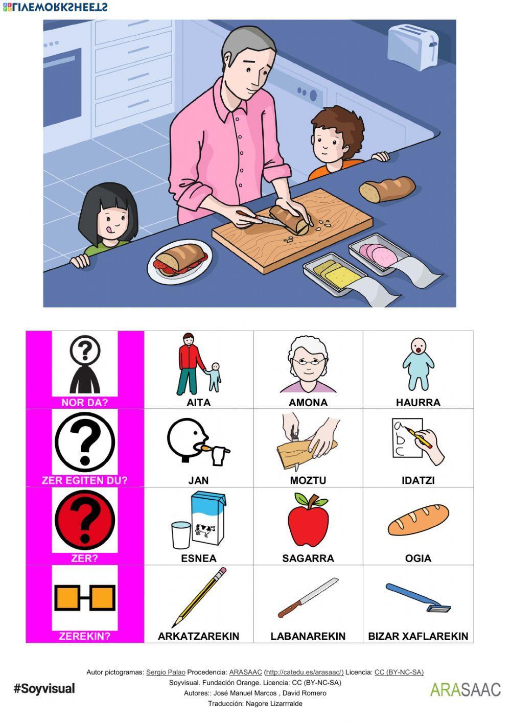 Galdera eta erantzun posibleak. moztu aditza