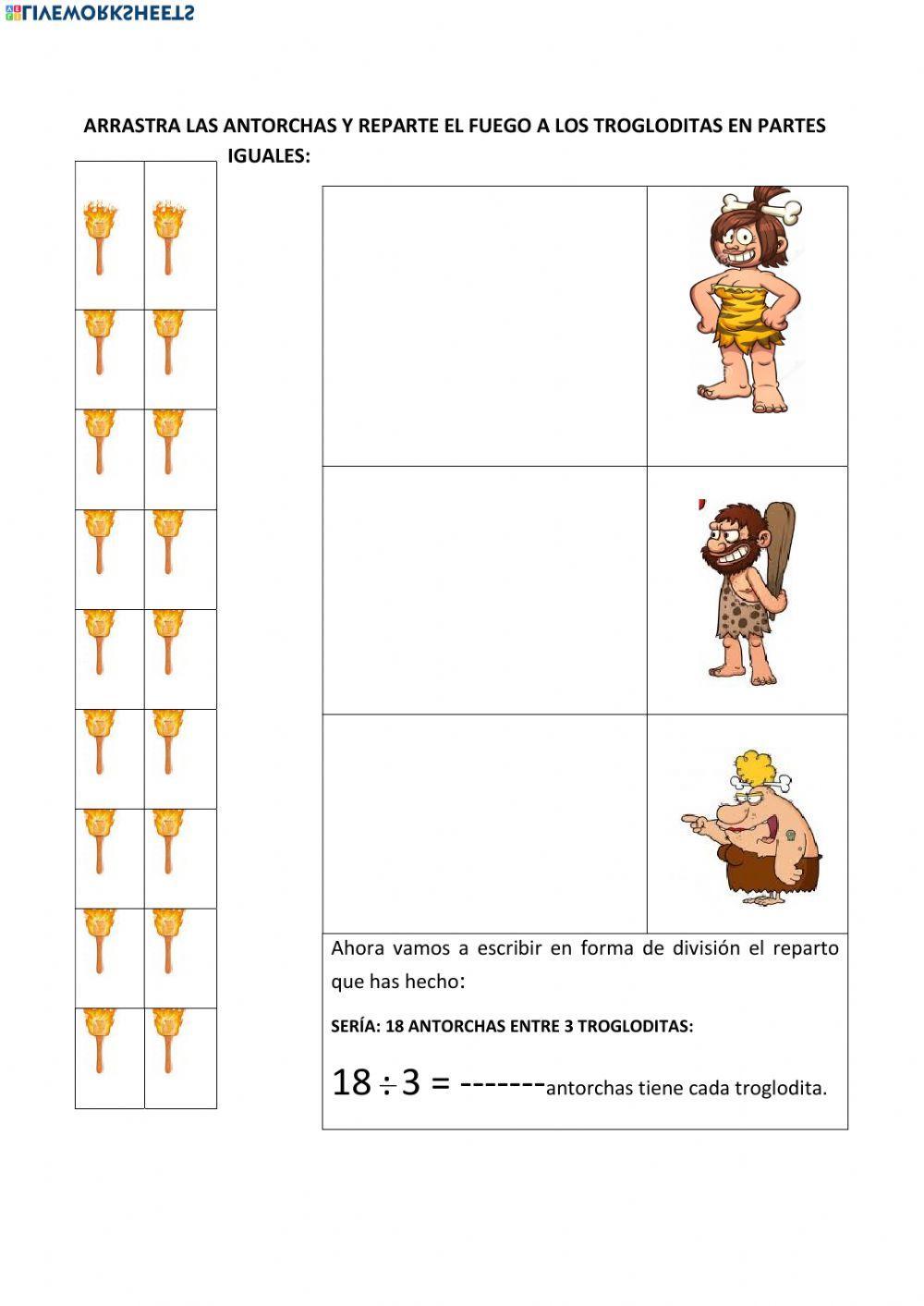 División como reparto