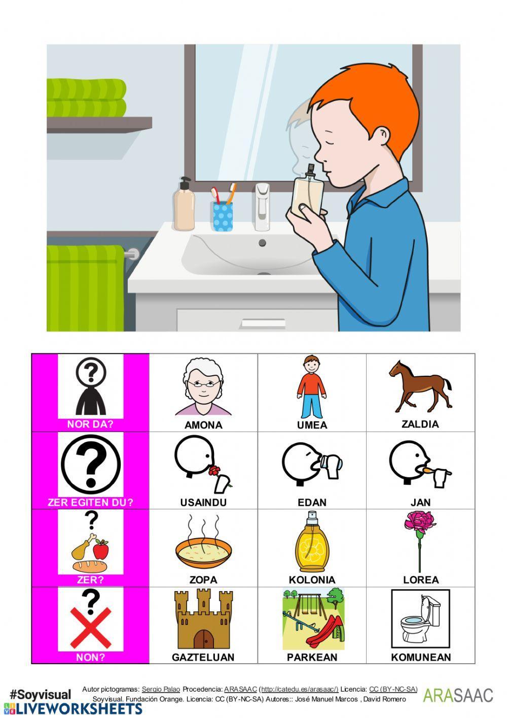 Galdera eta erantzun posibleak. USAINDU aditza