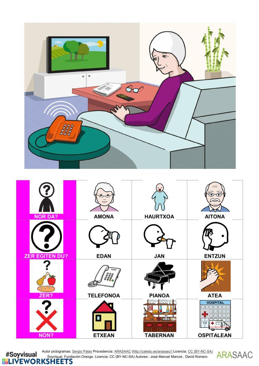 Galdera eta erantzun posibleak. ENTZUN aditza