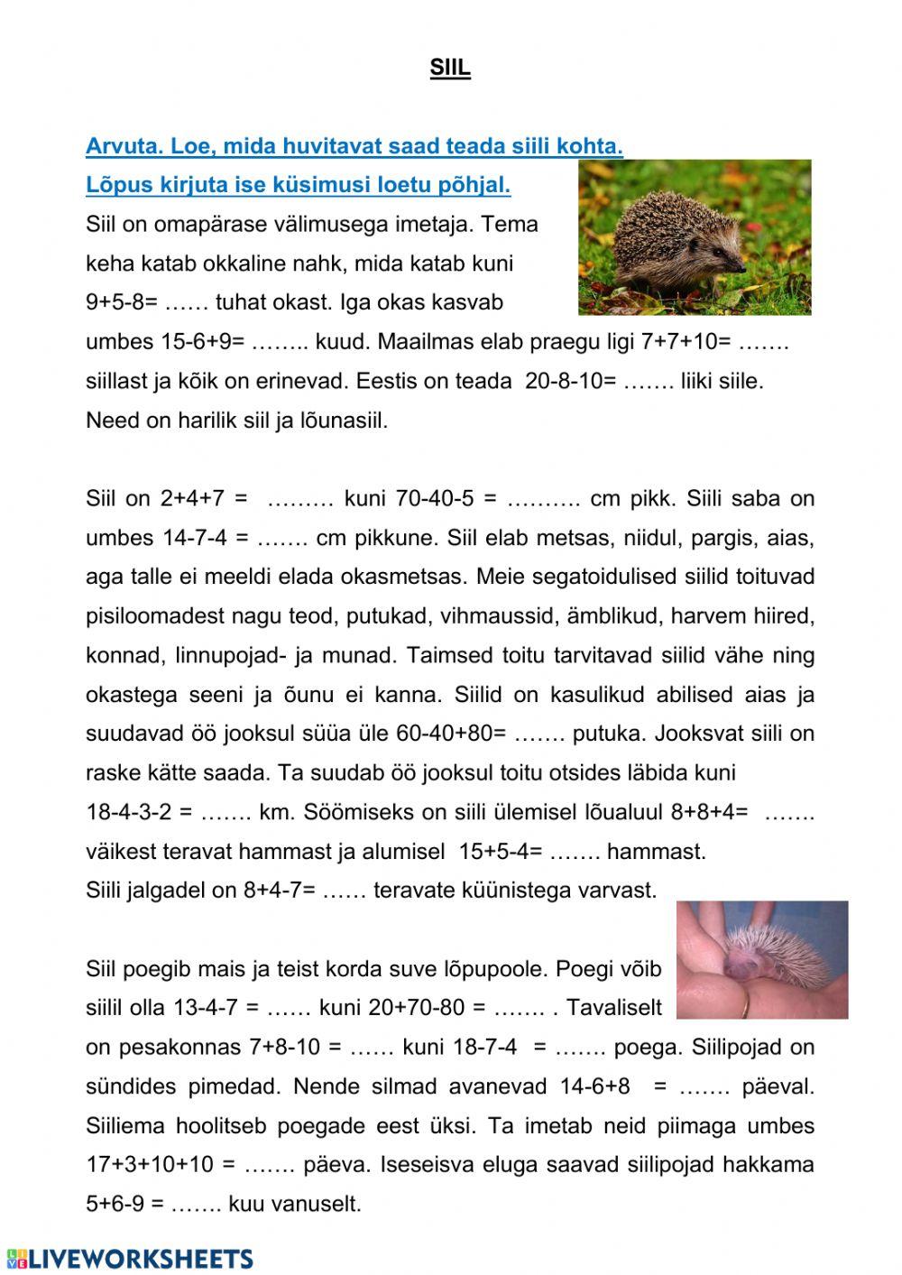 Siil Siil