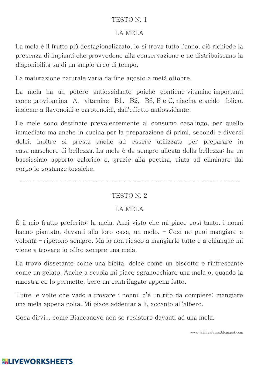 Il testo descrittivo Il testo descrittivo
