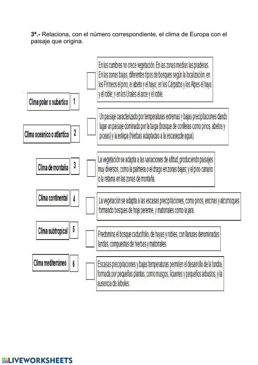 Paisajes de España y Europa