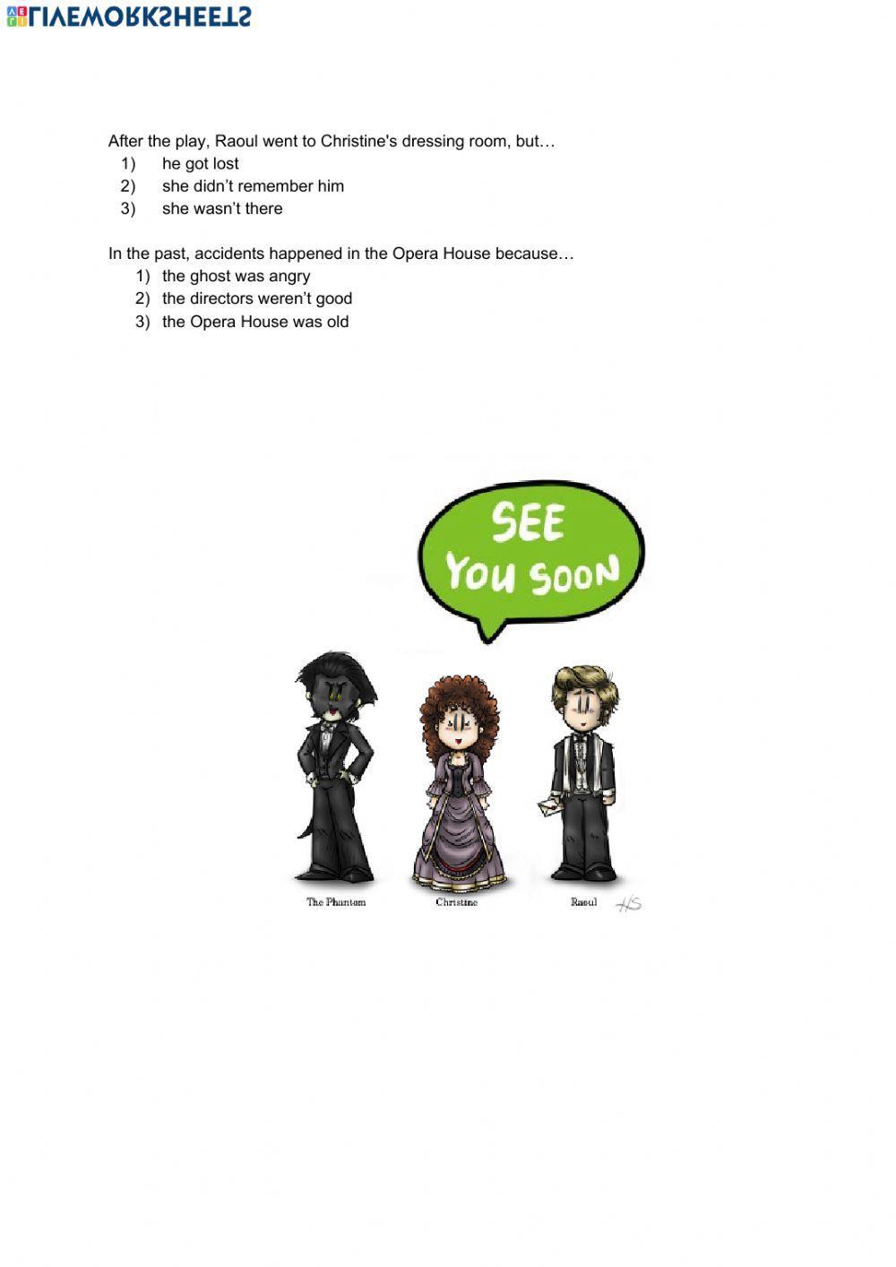 The Phantom of the Opera - chapters 3 and 4