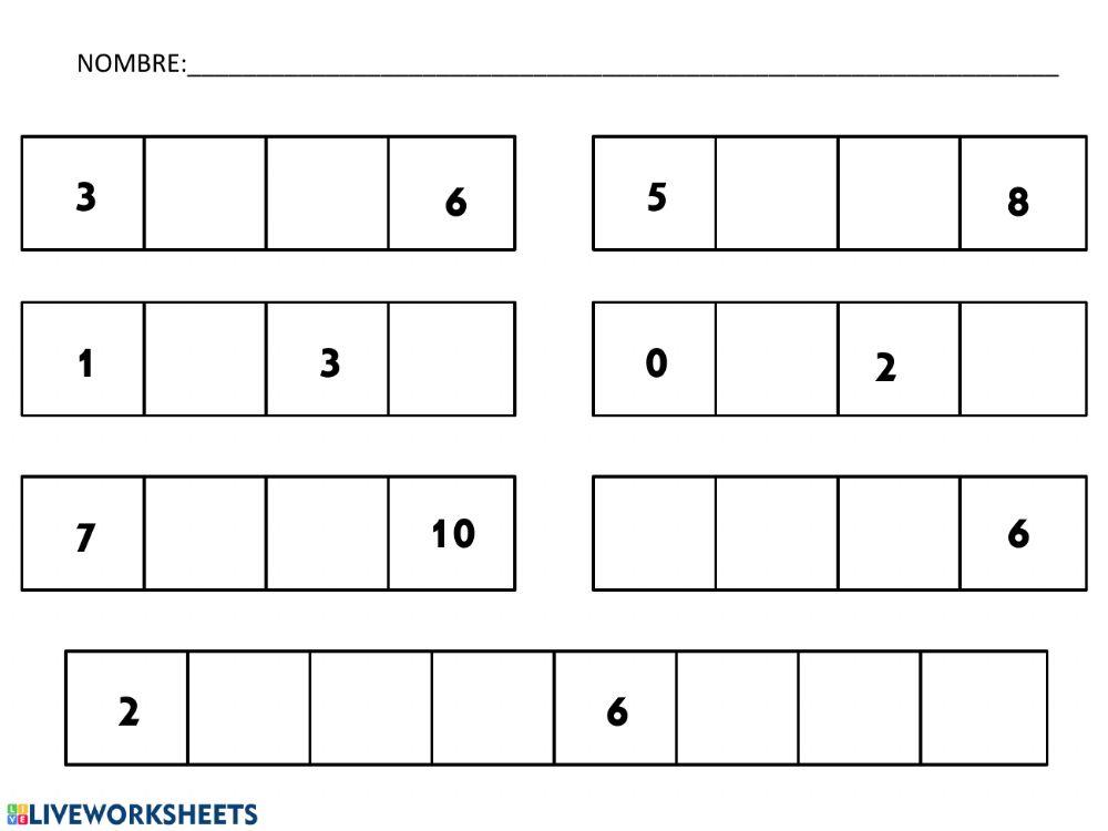 Donde están los números