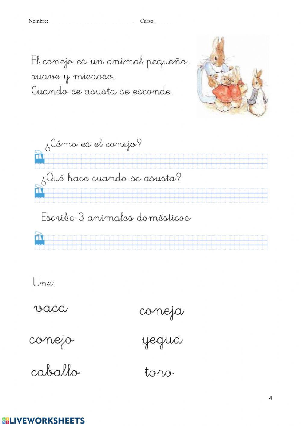 Lecturas comprensivas sencillas1