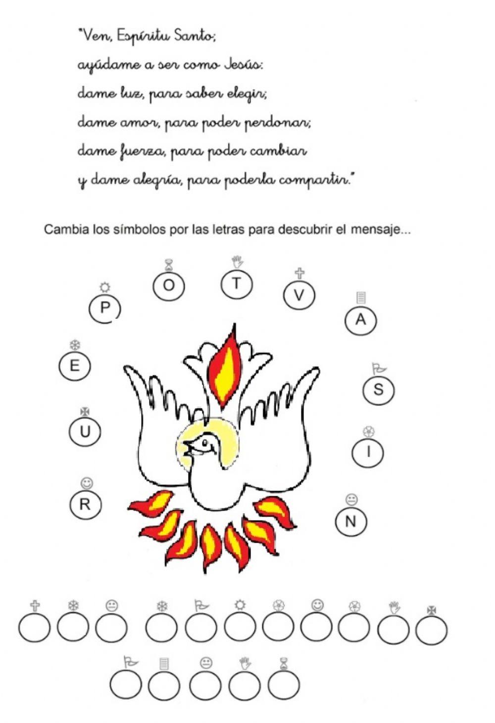 Frase escondida Pentecostés Frase escondida Pentecostés