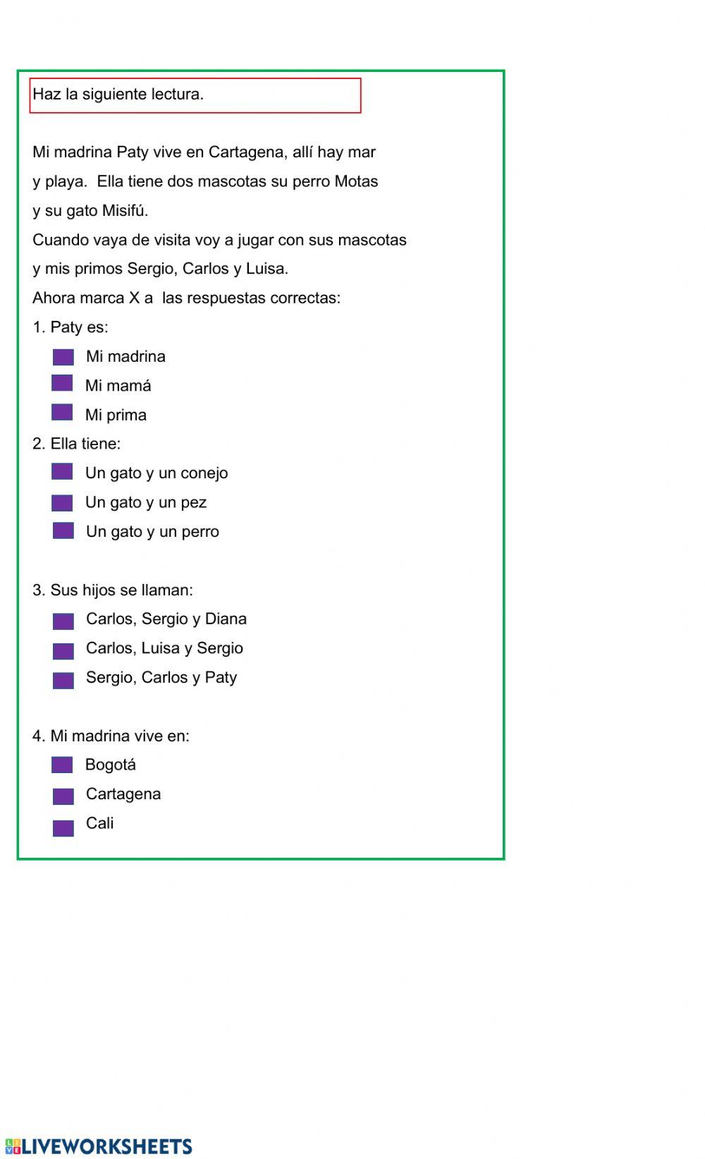 Comprensión lectora