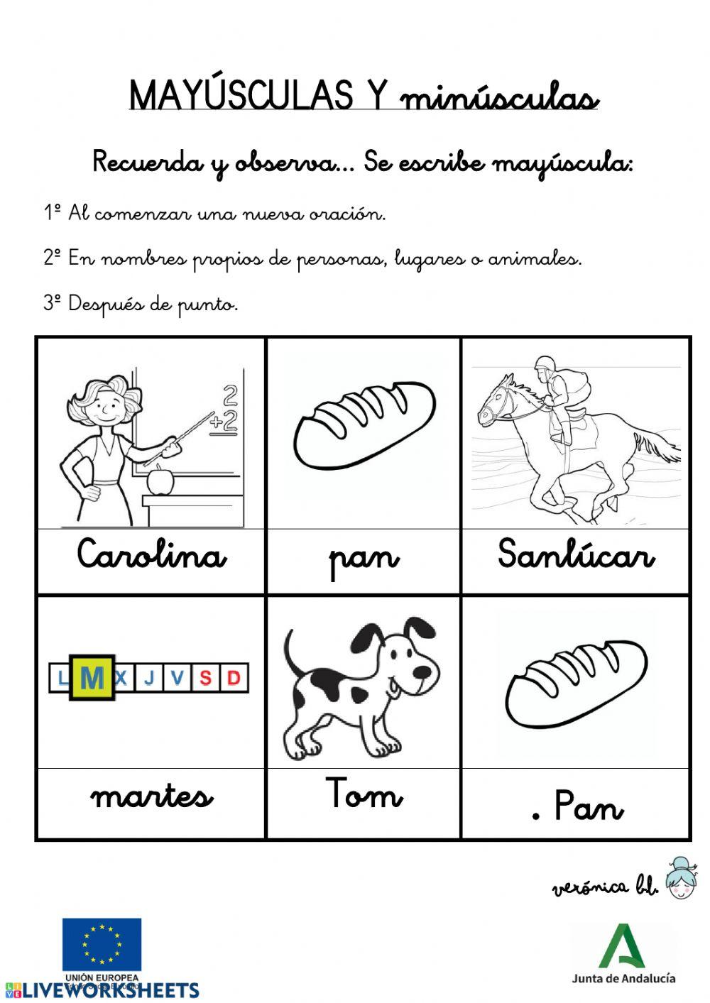 Mayúsculas y minúsculas