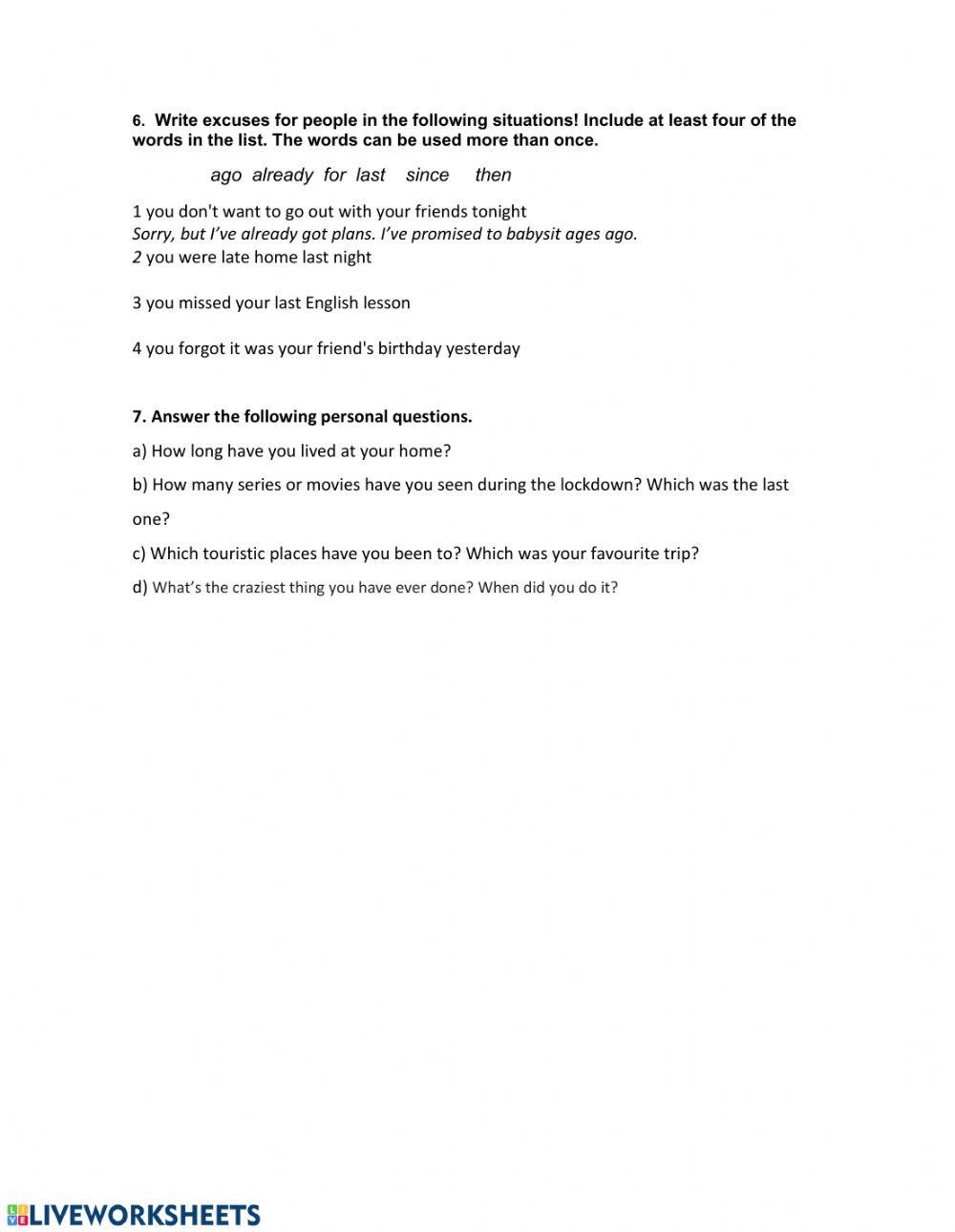 Simple Past Vs Present Perfect Interactive Worksheet Live Worksheets Simple Past Vs Present Perfect Interactive Worksheet Live Worksheets