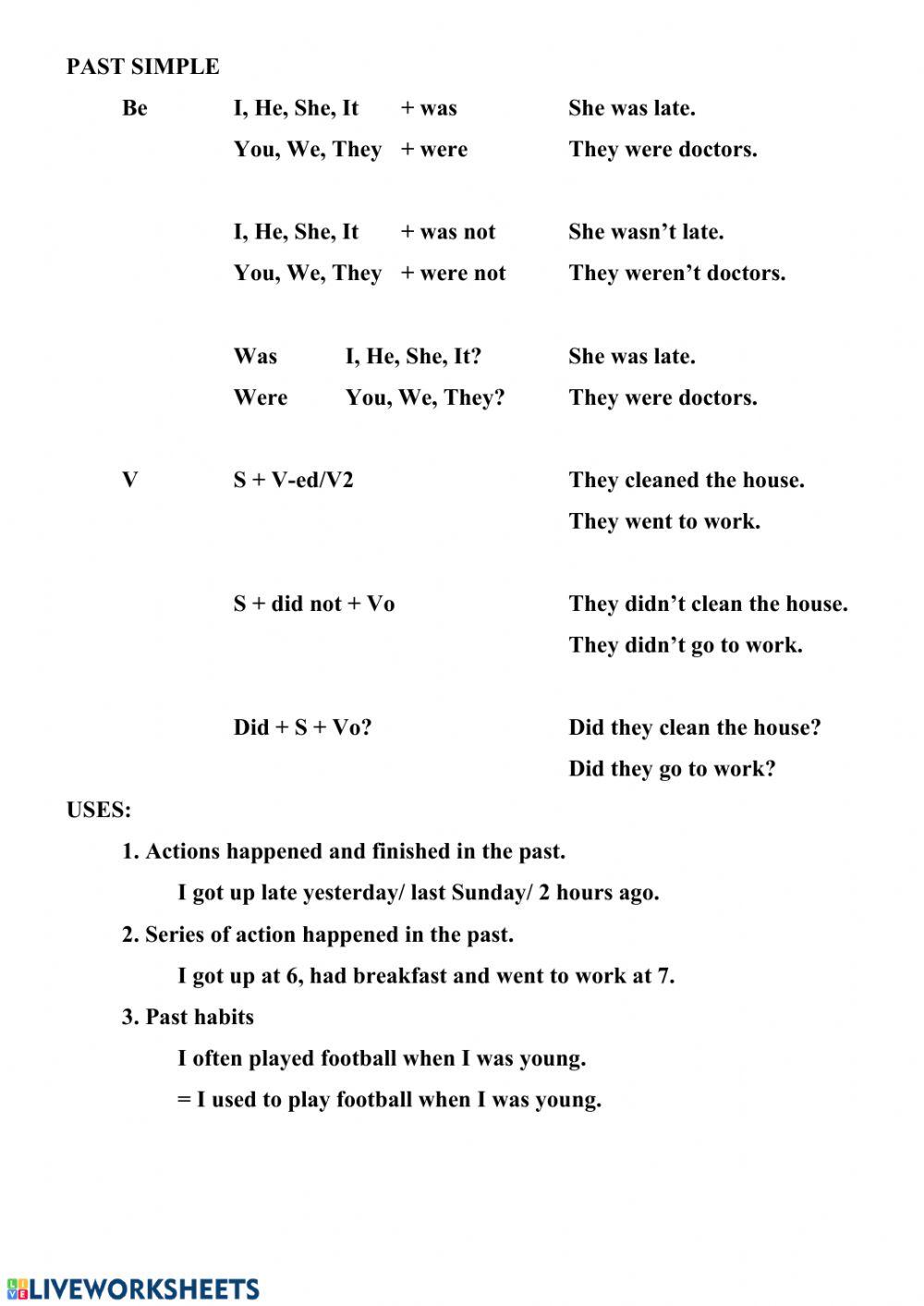 Past simple - Present perfect