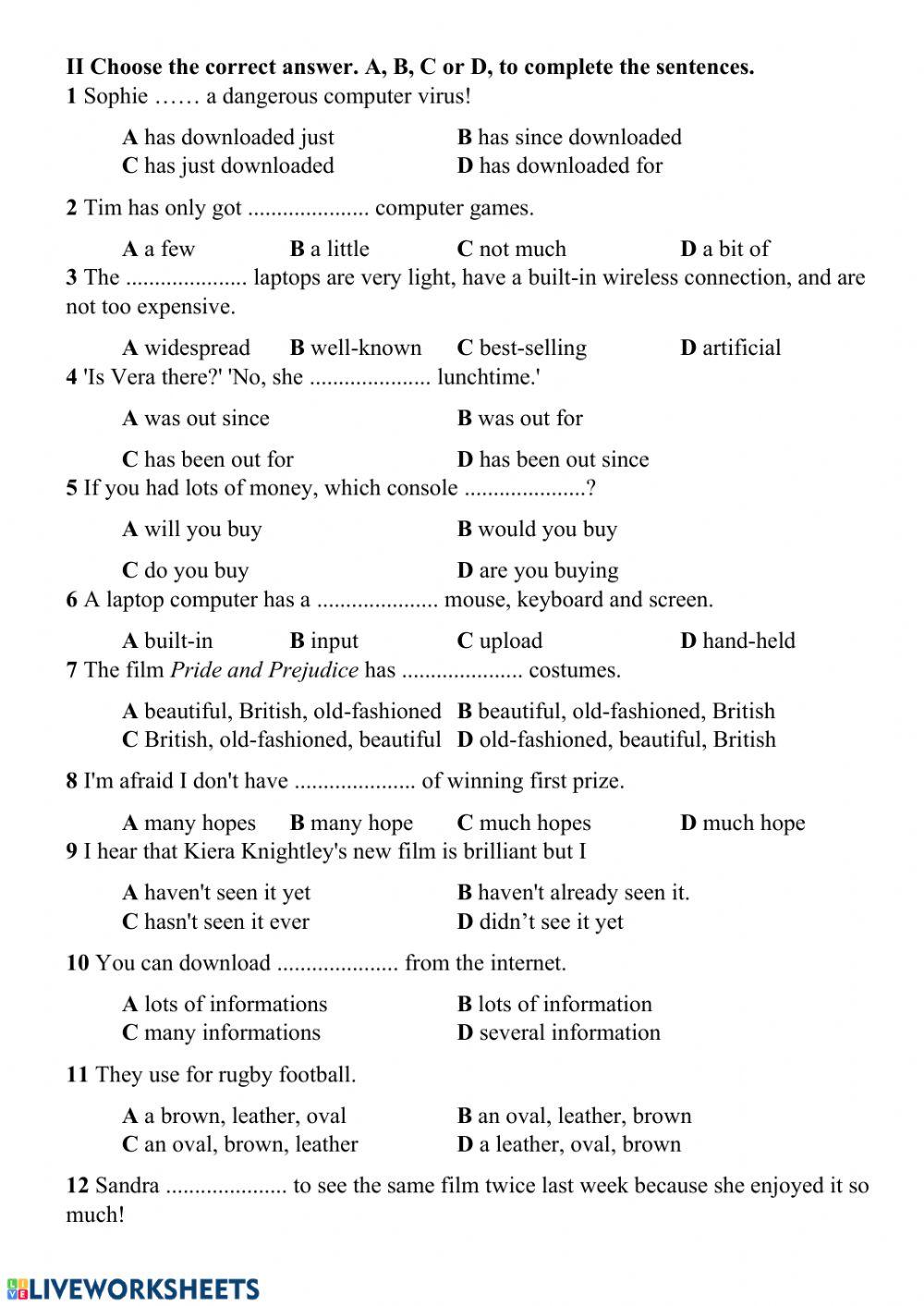 Past simple - Present perfect