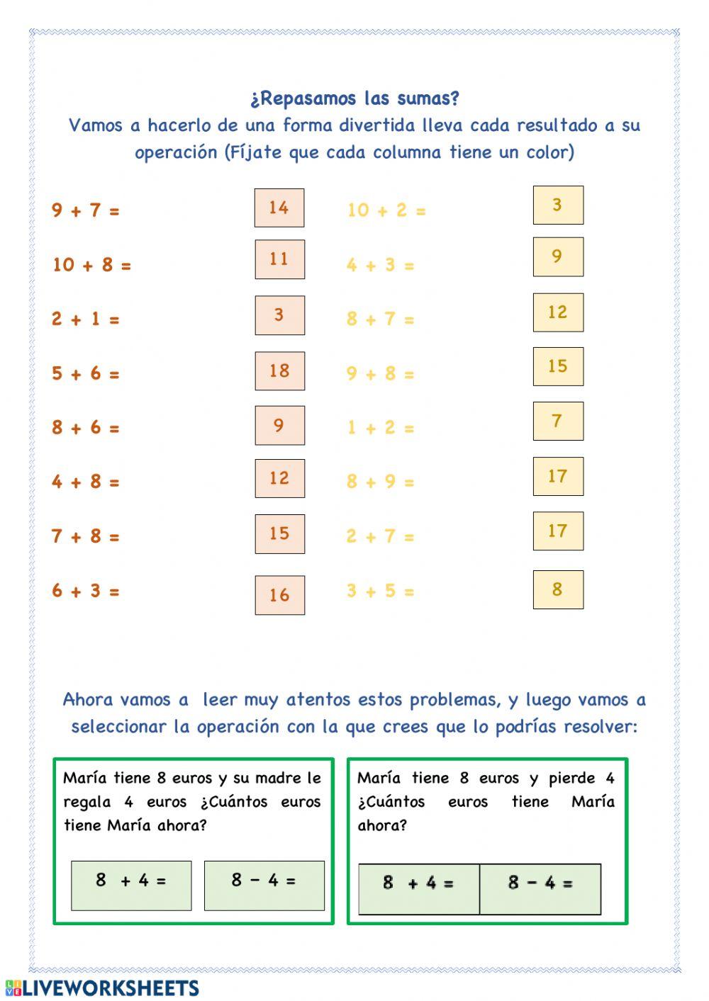 1º Repaso Fase 1 Suma 