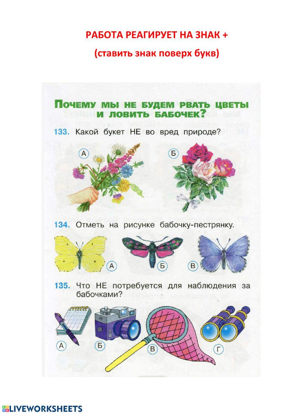 Знак не рвать цветы