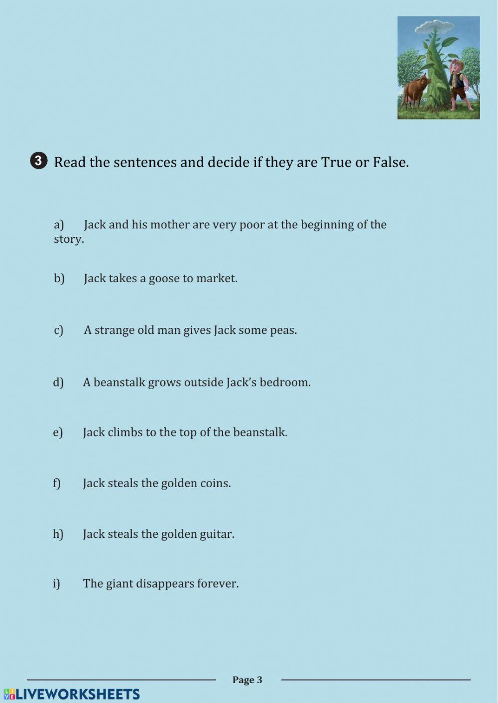 Jack and the beanstalk