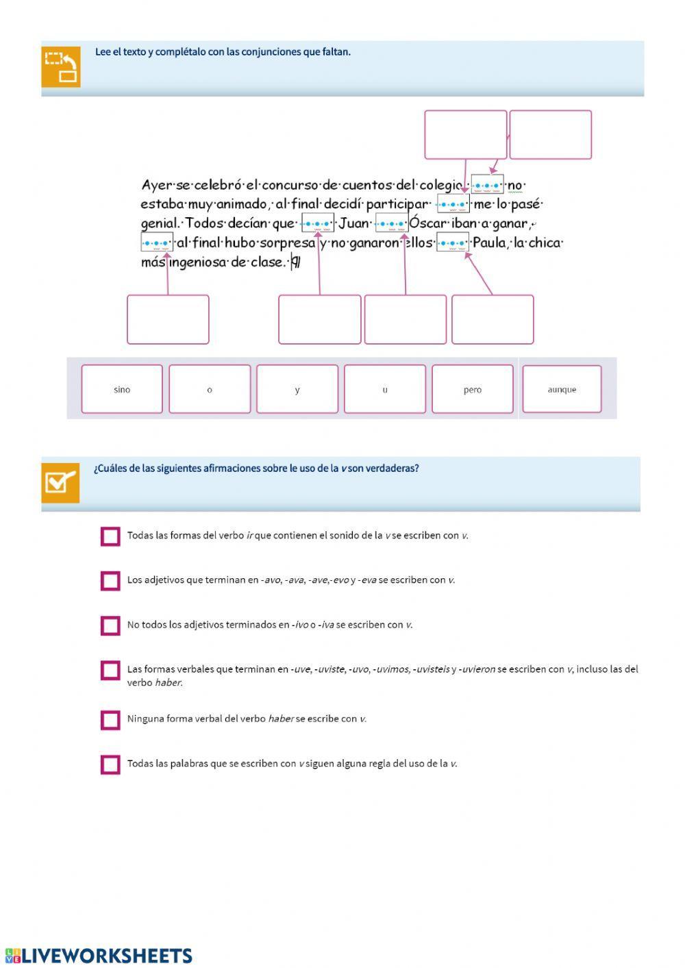Autoevaluación: lengua 5º