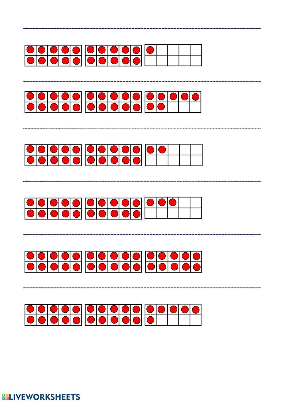 Numeri fino a 30 e ten frames