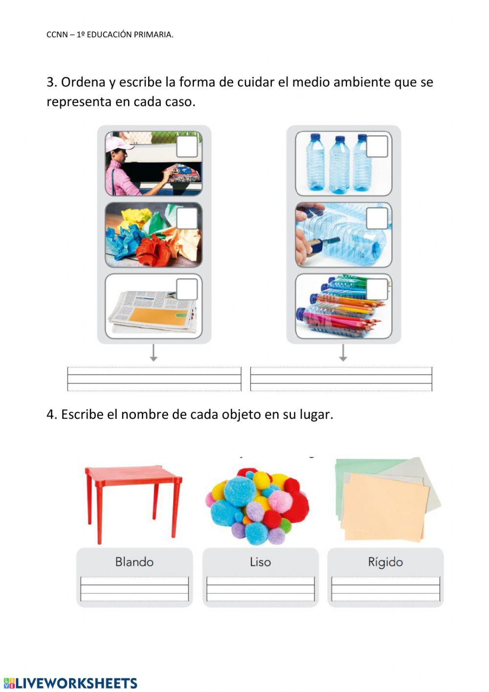 Actividades Repaso CCNN- Und. 5 -1º EP