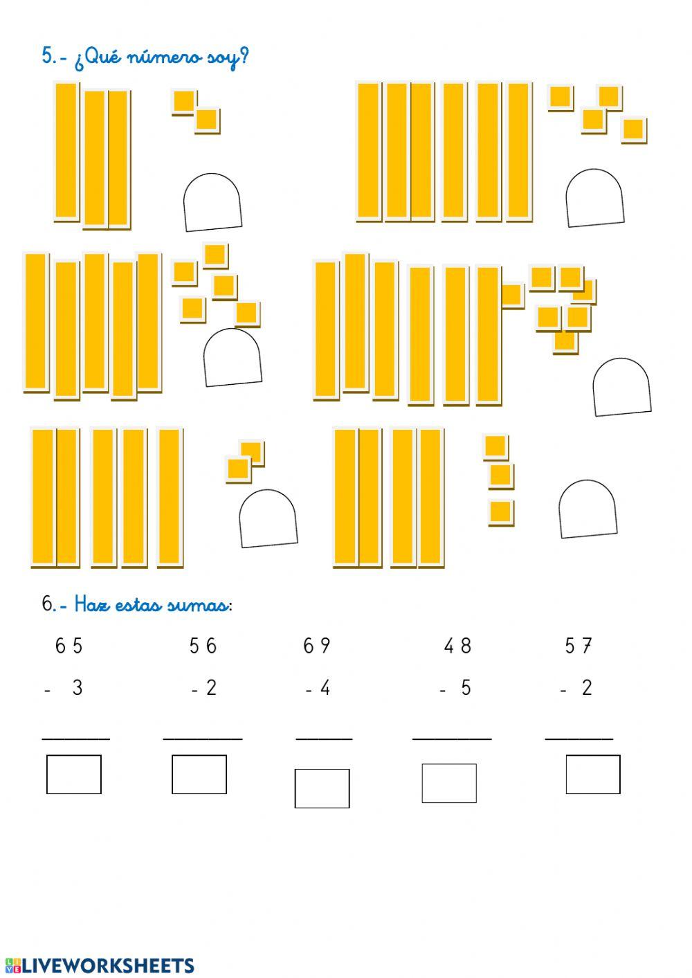 Matemáticas 1º ep mayo