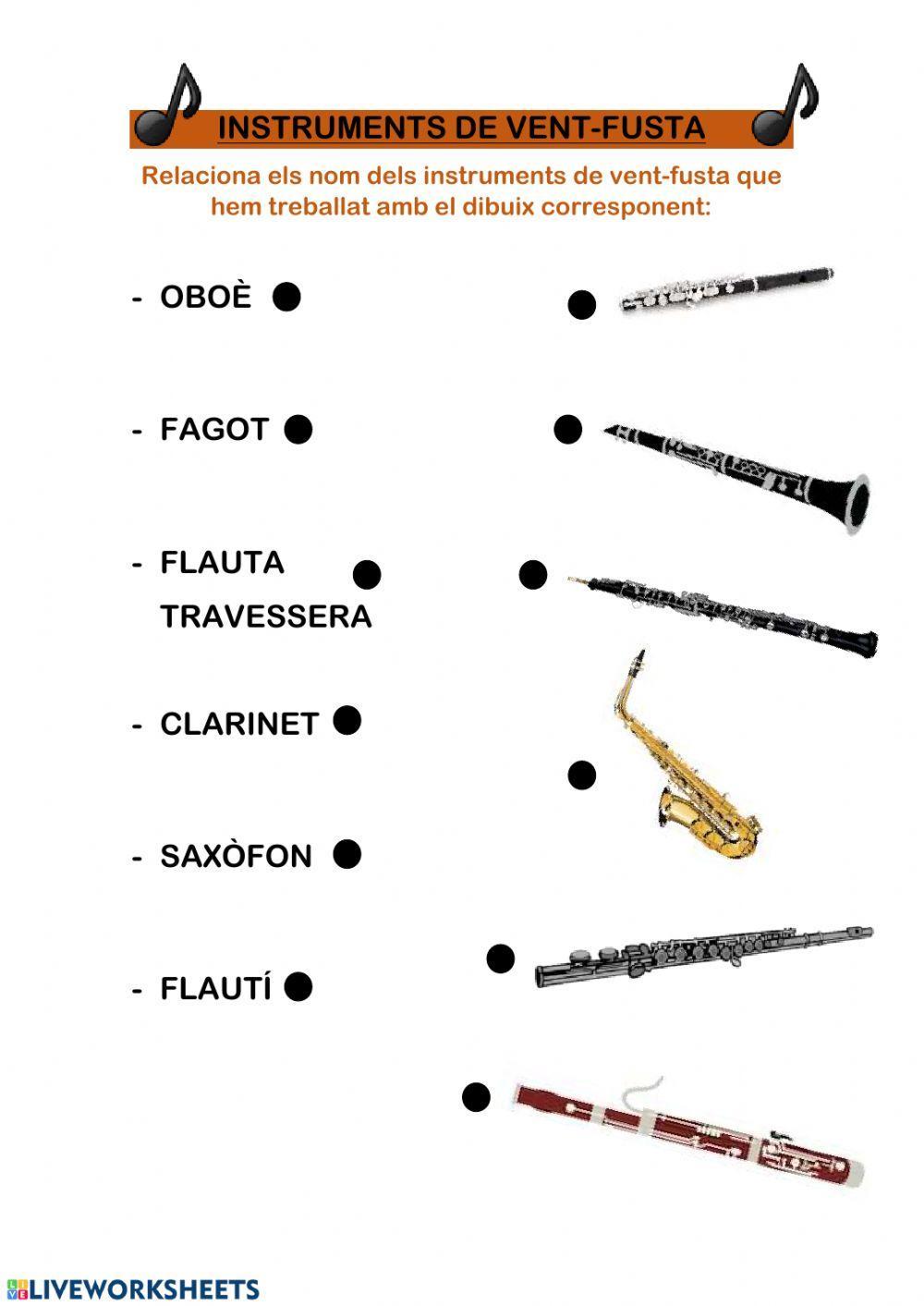 Instruments de Vent-Fusta
