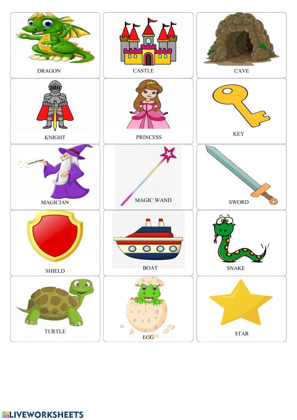Vocabulario proyecto dragones