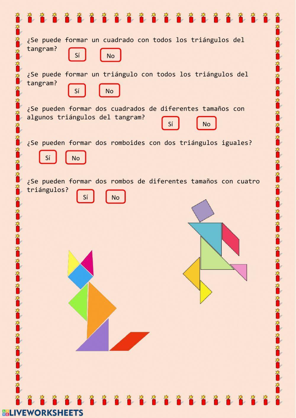 Actividades con tangram