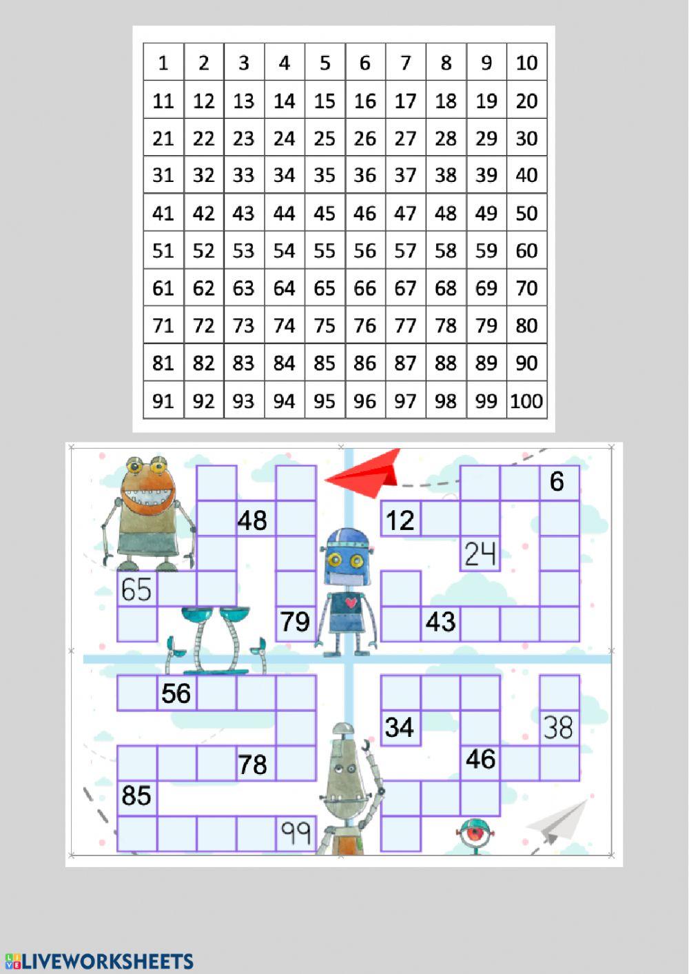 Crucigrama numérico