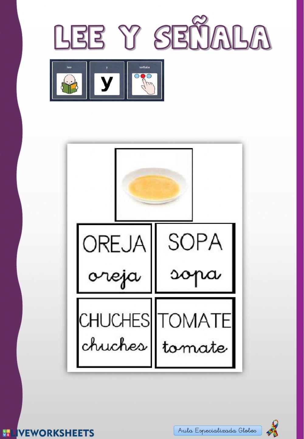 Lee y señala