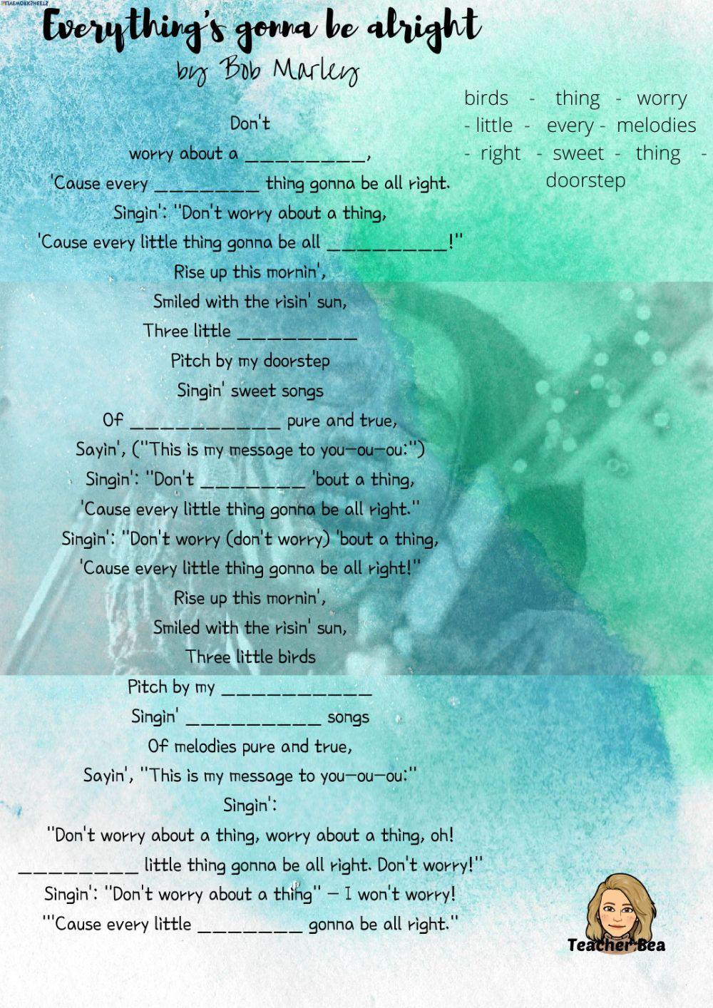122557 | everything&rsquo;s gonna be alright &ndash; bob marley |