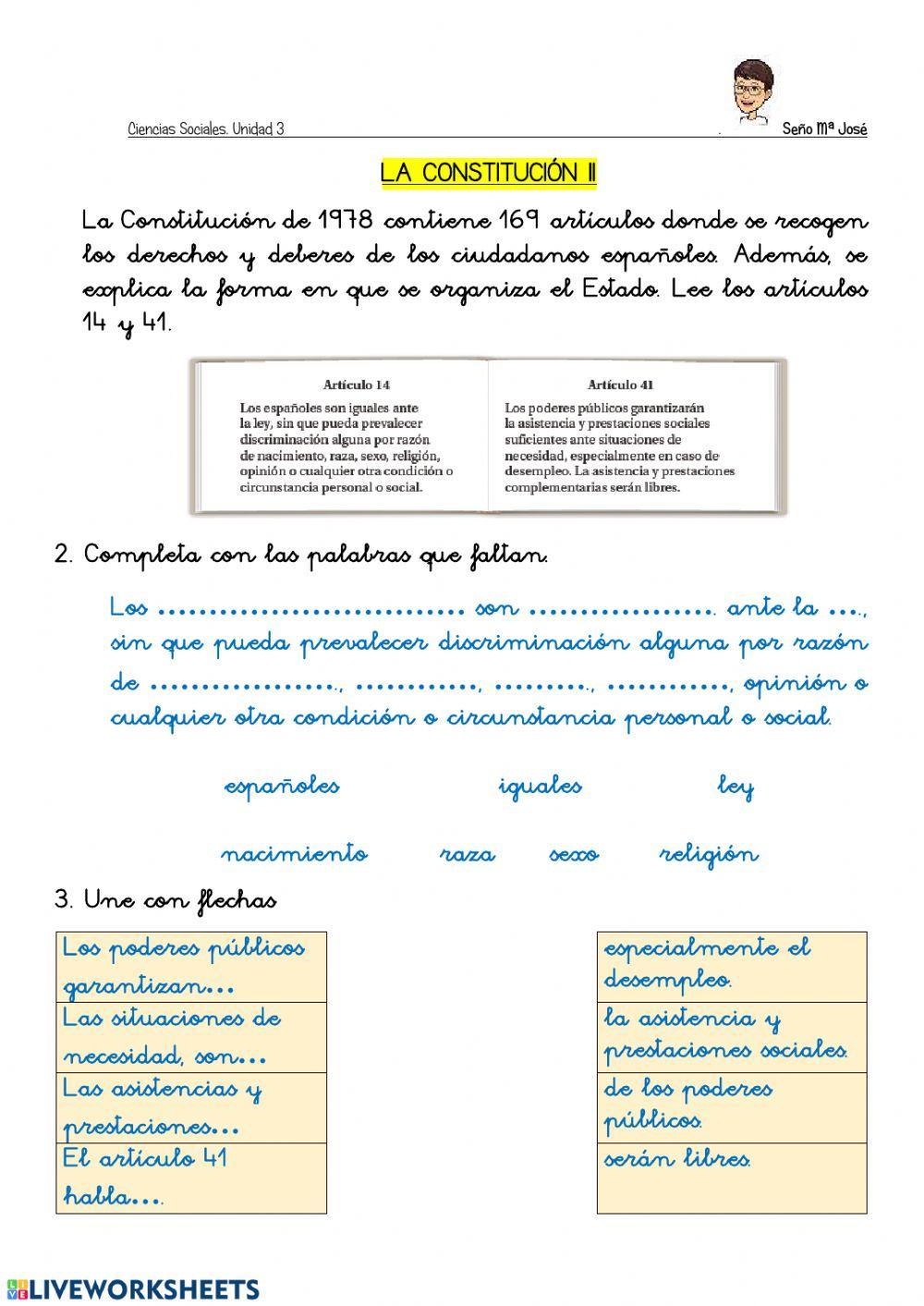 La constitución española