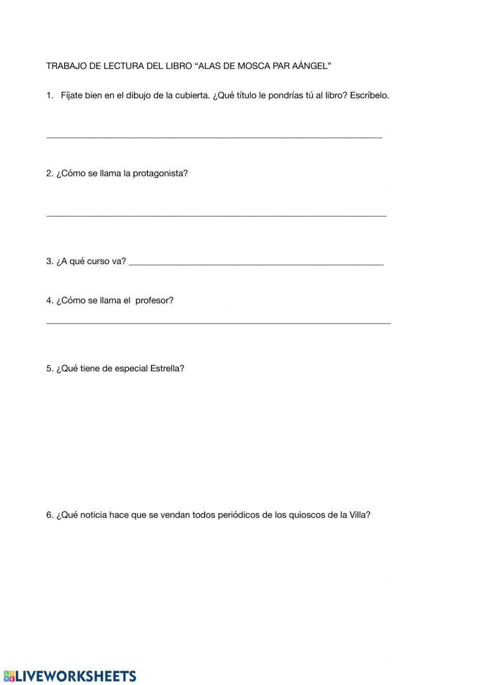 Alas dde mosca para ángle