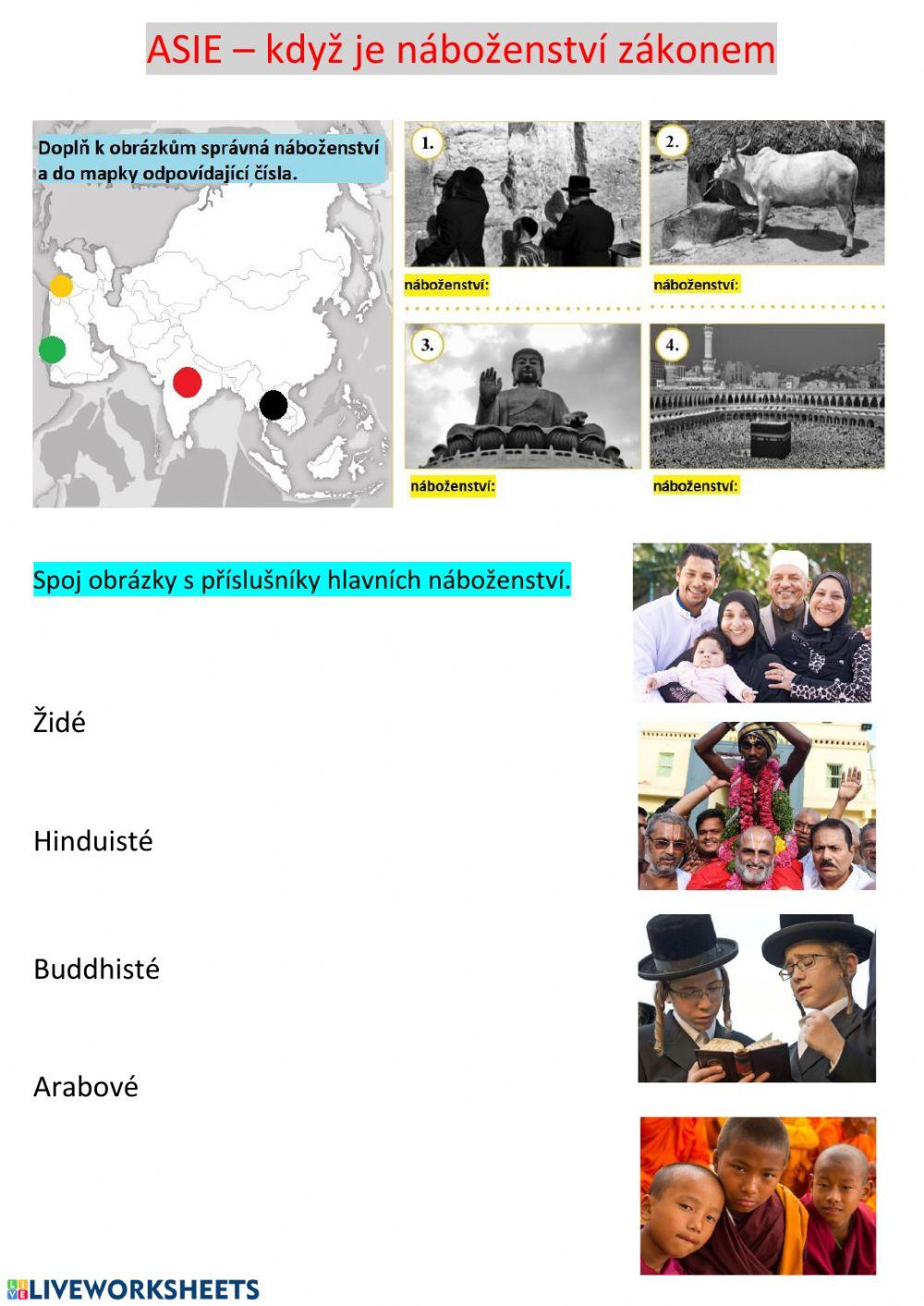 Asie - náboženství