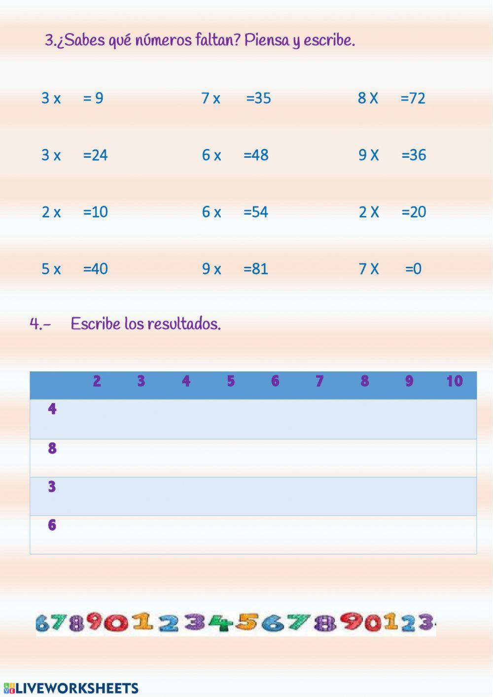 MULTIPLICACIONES