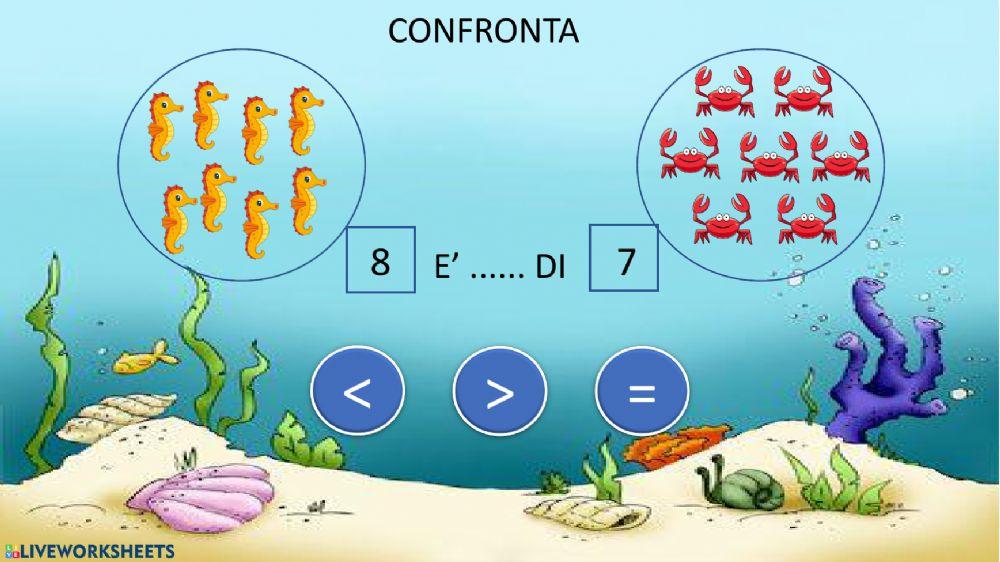 Conteggi e confronti (sottrazione)