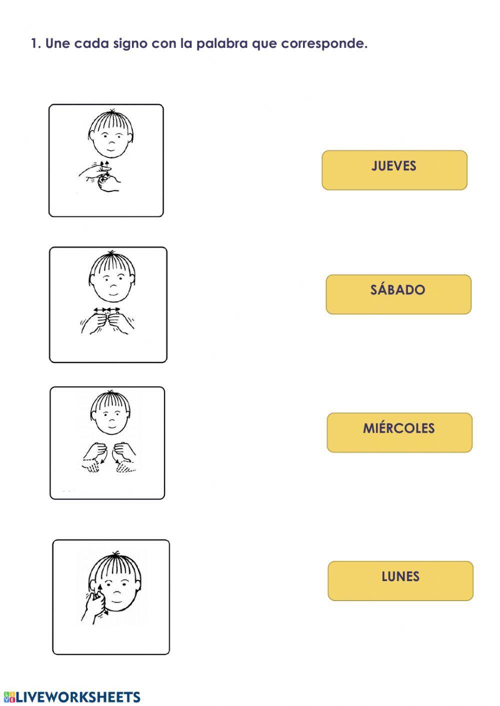Días, meses y estaciones en lse