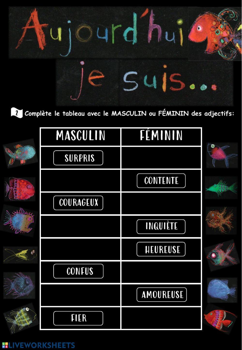 Aujourd'hui je suis...