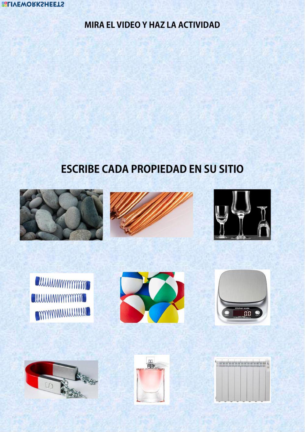 Propiedades de la materia