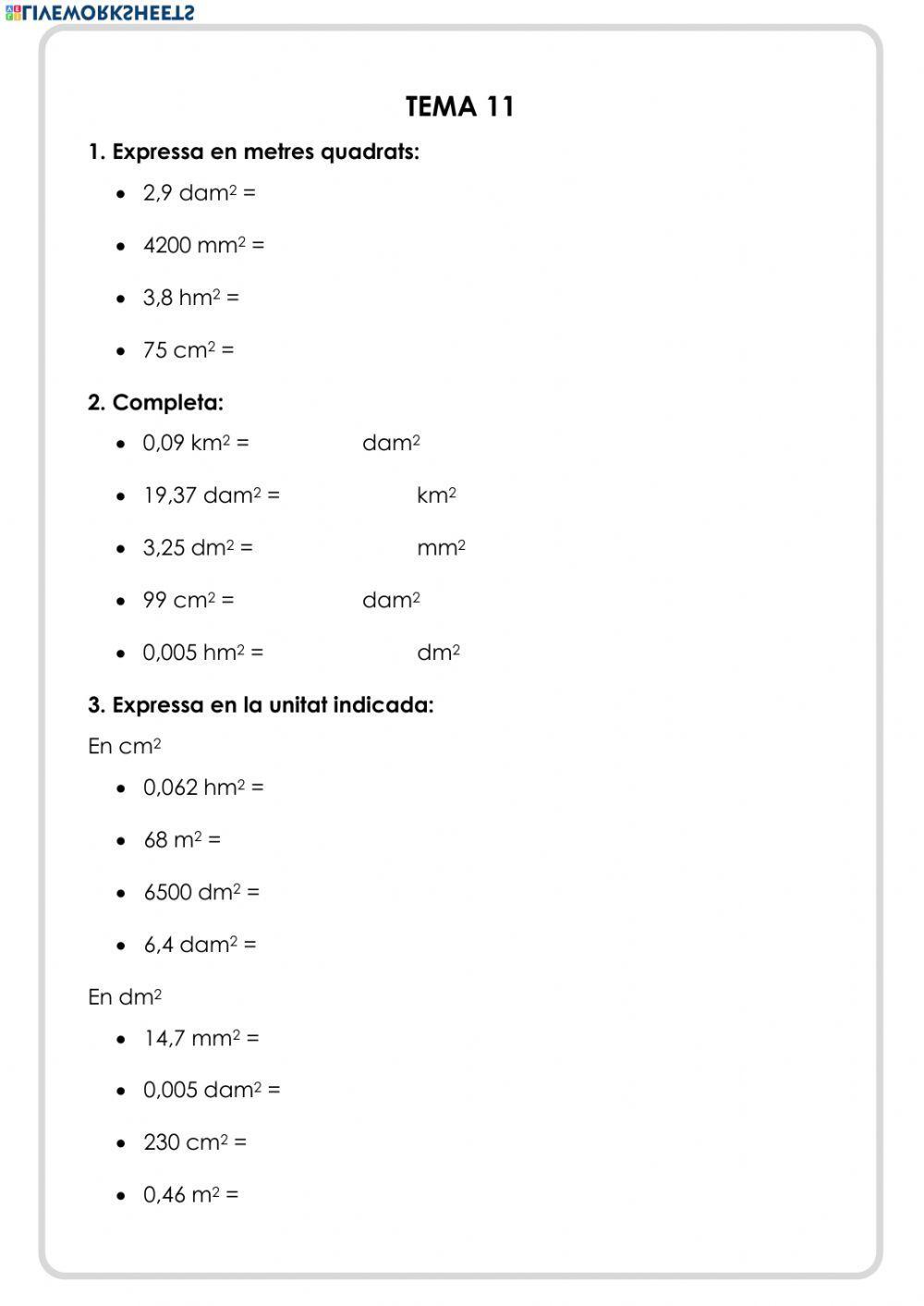 Unitats de superfície