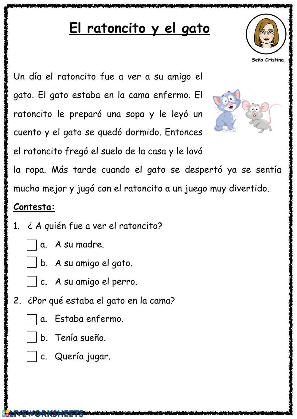 Lectura comprensiva Lectura comprensiva