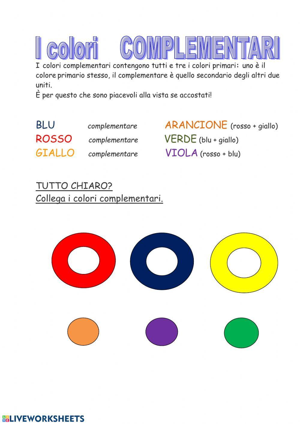 I colori complementari