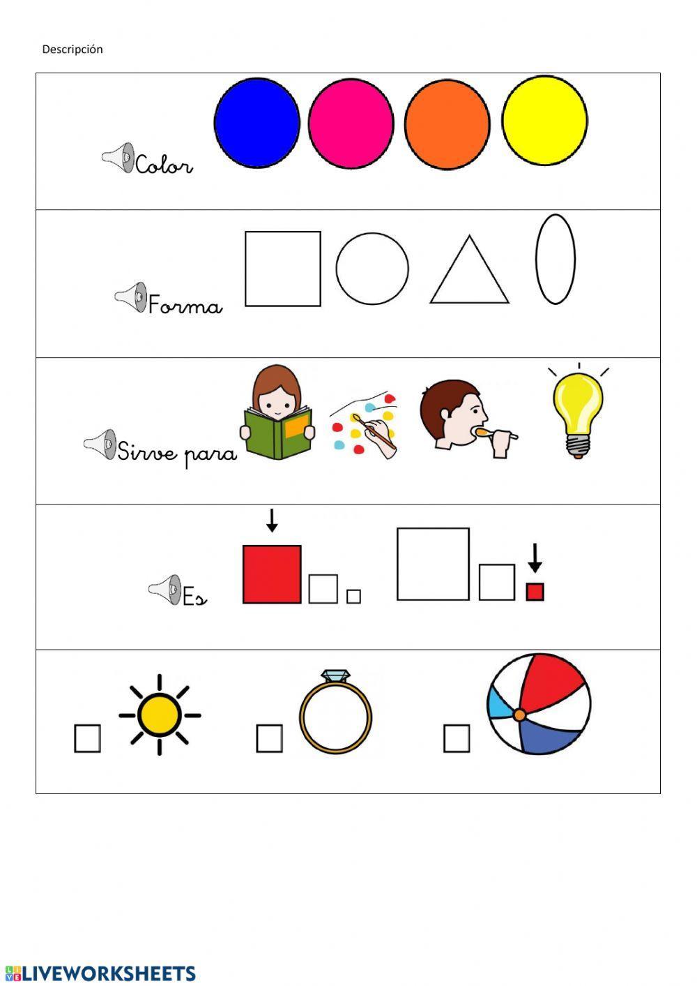 Descripción de objetos