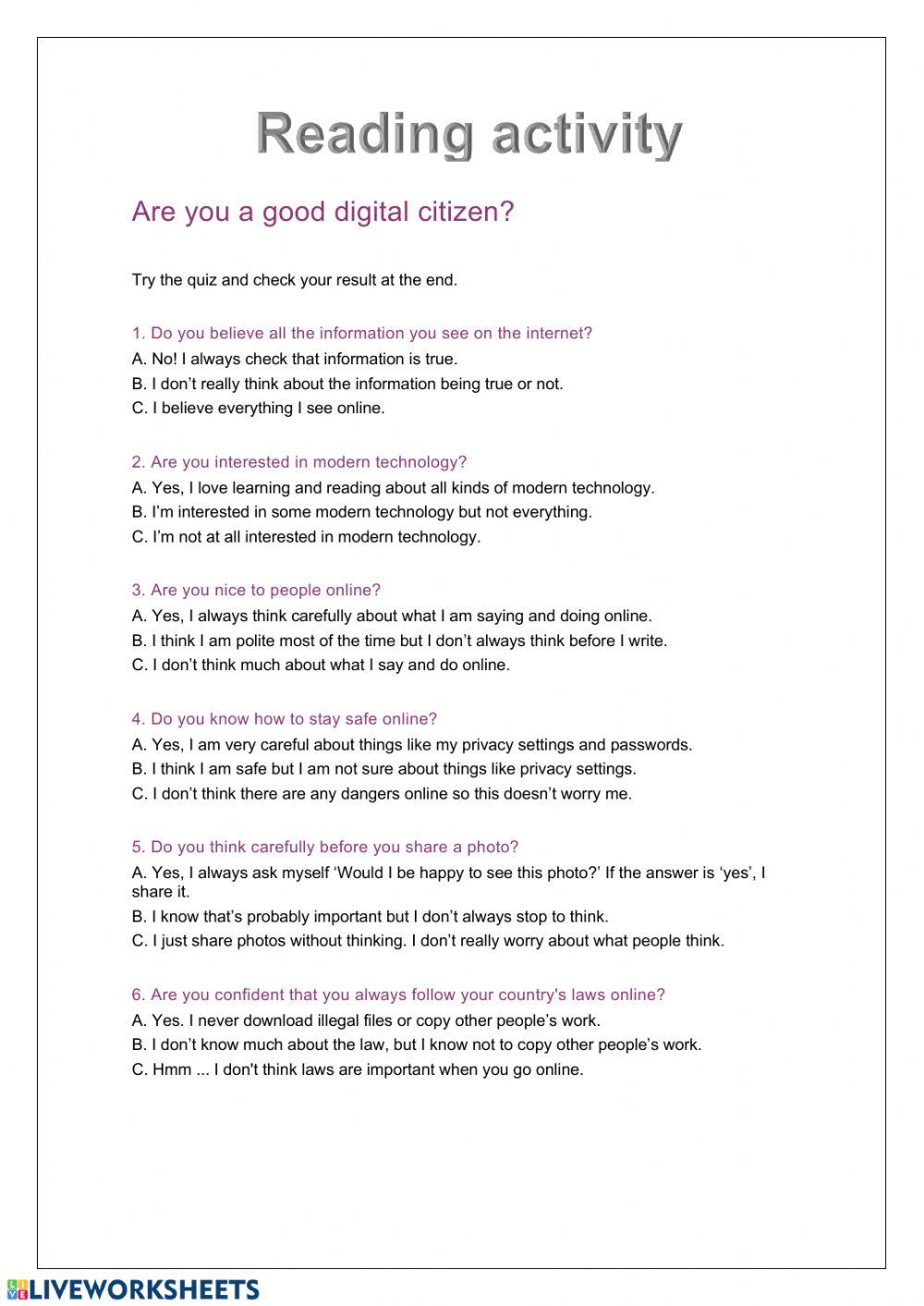 Digital citizens