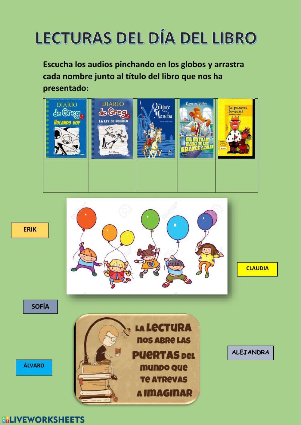 Lecturas día del libro