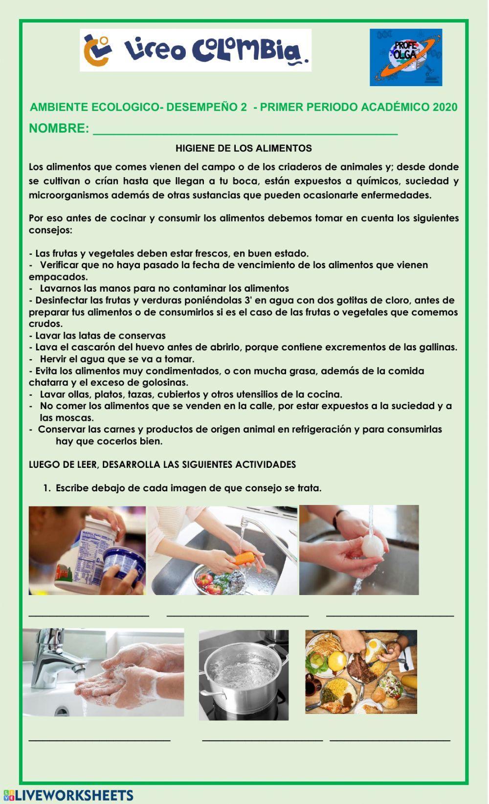 Higiene de los alimentos